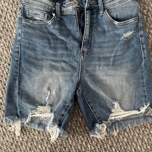 Women's Distressed Jean Shorts